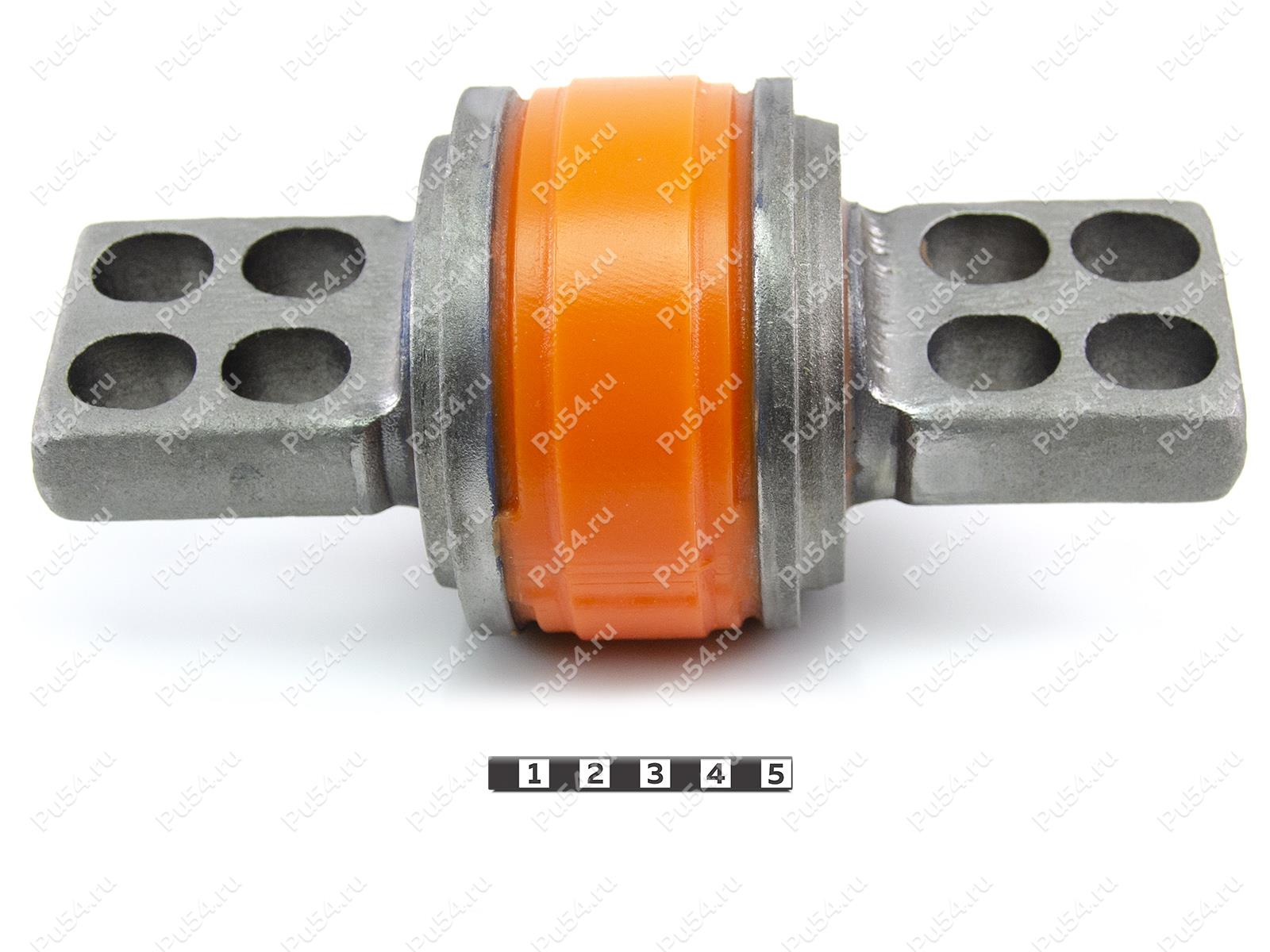 Bloque silencioso de empuje de chorro en forma de V 95*57 (restauración), Código de product 31-06-068, Poliuretano, PU54/M71/naranja, Imagen №1