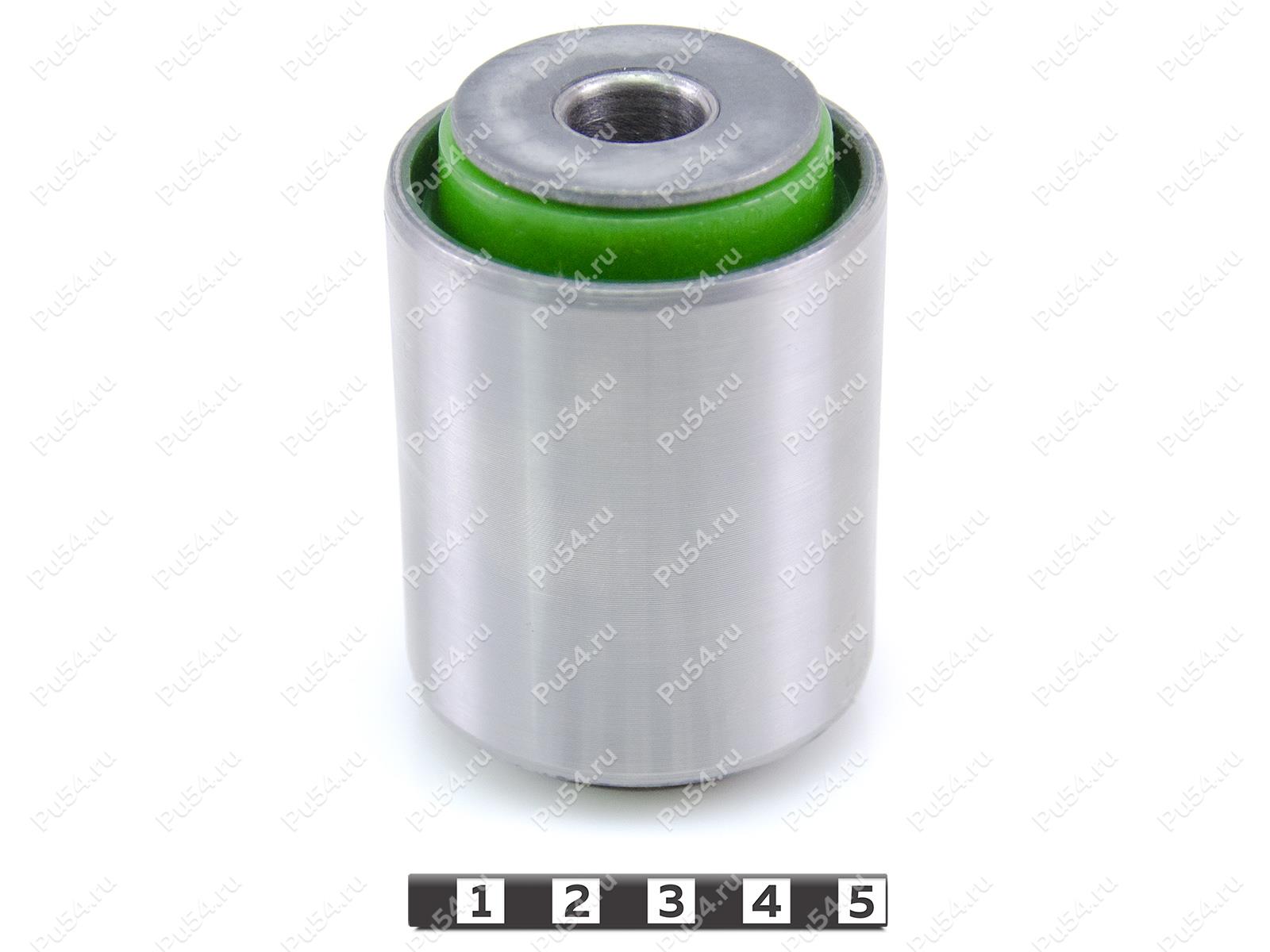 Buje delantero, brazo inferior de suspensión trasera, presionado, Código de product 10-06-1901, Poliuretano, PU54/M80/verde, Imagen №1