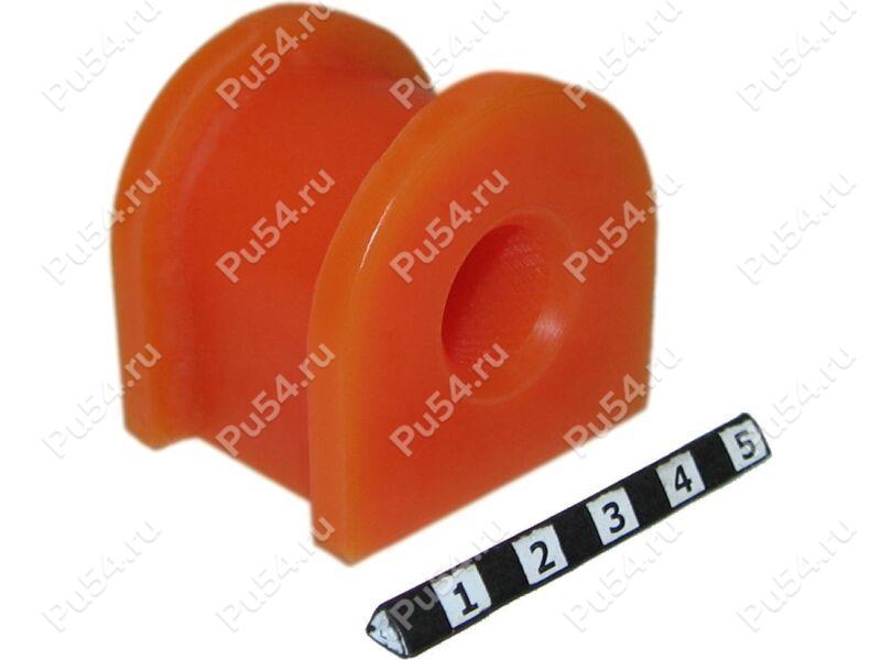 Stabilizer bushing, rear suspension, ID =15,5 mm, Código de product 3-01-085, Poliuretano, PU54i/K72/темно-оранжевый, Imagen №1