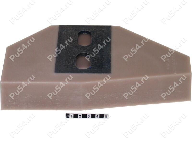 Concrete mixer blade, small, Código de product 33-01-976, Poliuretano, PU54/K92/beige, Imagen №1