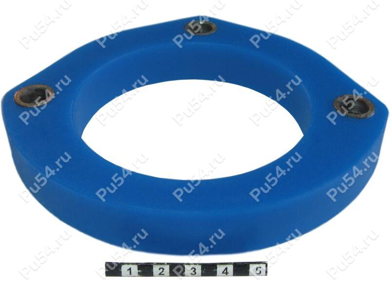 Rear shock absorber strut spacer, 20 mm, Código de product 4-12-0192, Poliuretano, PU54/M87/синий, Imagen №1
