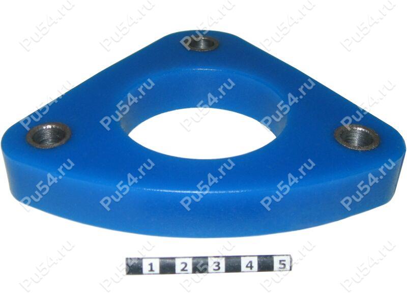 Front shock absorber strut spacer, 20 mm, Código de product 4-12-0202, Poliuretano, Полипропилен без втулок синий, Imagen №1