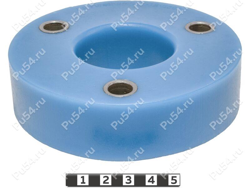 Front shock absorber strut spacer, 30 mm, Código de product 7-12-0303, Poliuretano, PU54/M87/azul, Imagen №1