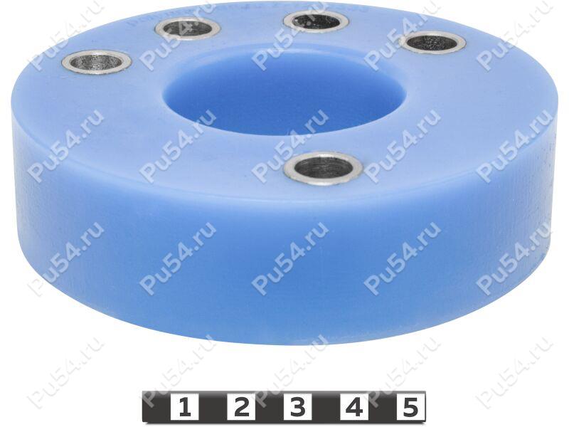 Front shock absorber strut spacer (lift+ 30 mm), Código de product 7-12-0333, Poliuretano, Полипропилен со втулками серый, Imagen №1