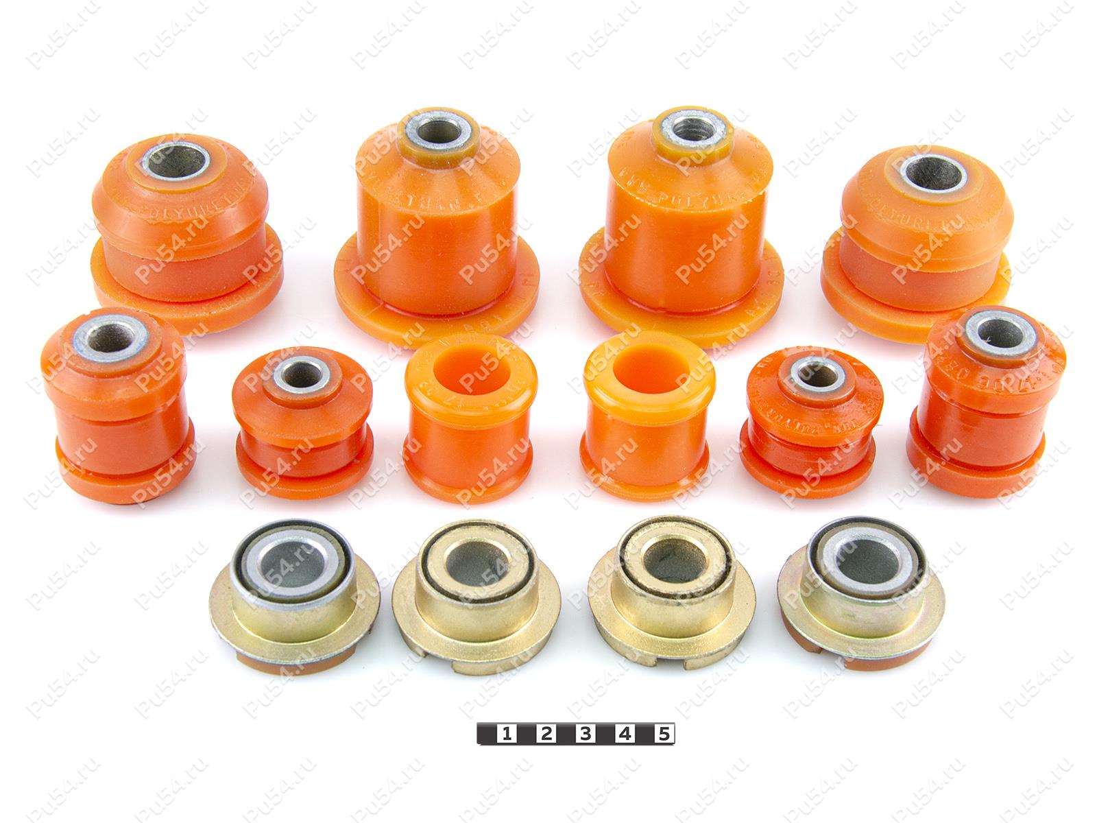 Conjunto de bloques silenciosos Lada Granta-2190, Código de product 17-21-010, Poliuretano, оранжевый, Imagen №1