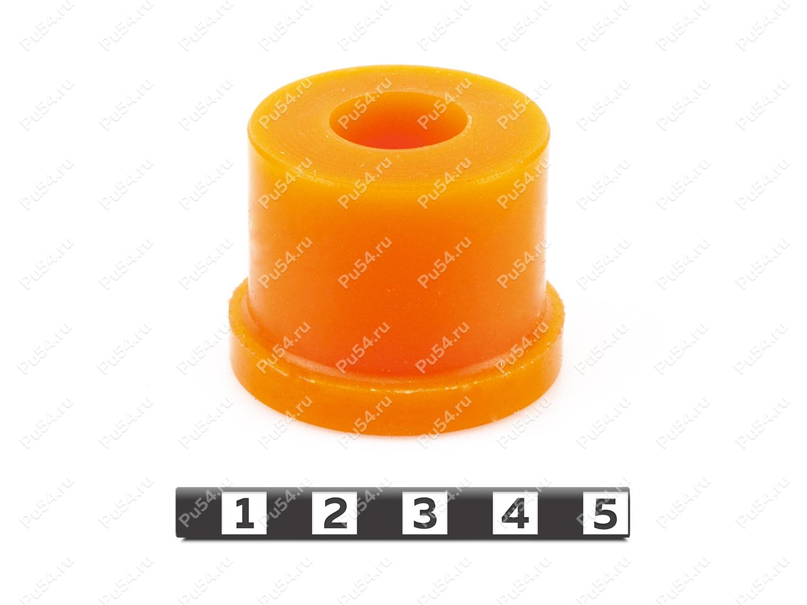 Spring bushing. GAZ 21, GAZ 69., Código de product 18-10-005, Poliuretano, PU54/M72/черный, Imagen №1