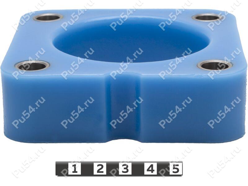 Front shock absorber strut spacer, 30 mm, Código de product 4-12-0233, Poliuretano, Полипропилен со втулками серый, Imagen №1