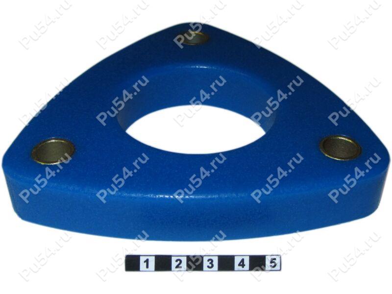 Front shock absorber strut spacer, 20 mm, Código de product 4-12-0252, Poliuretano, PU54/M87/синий, Imagen №1