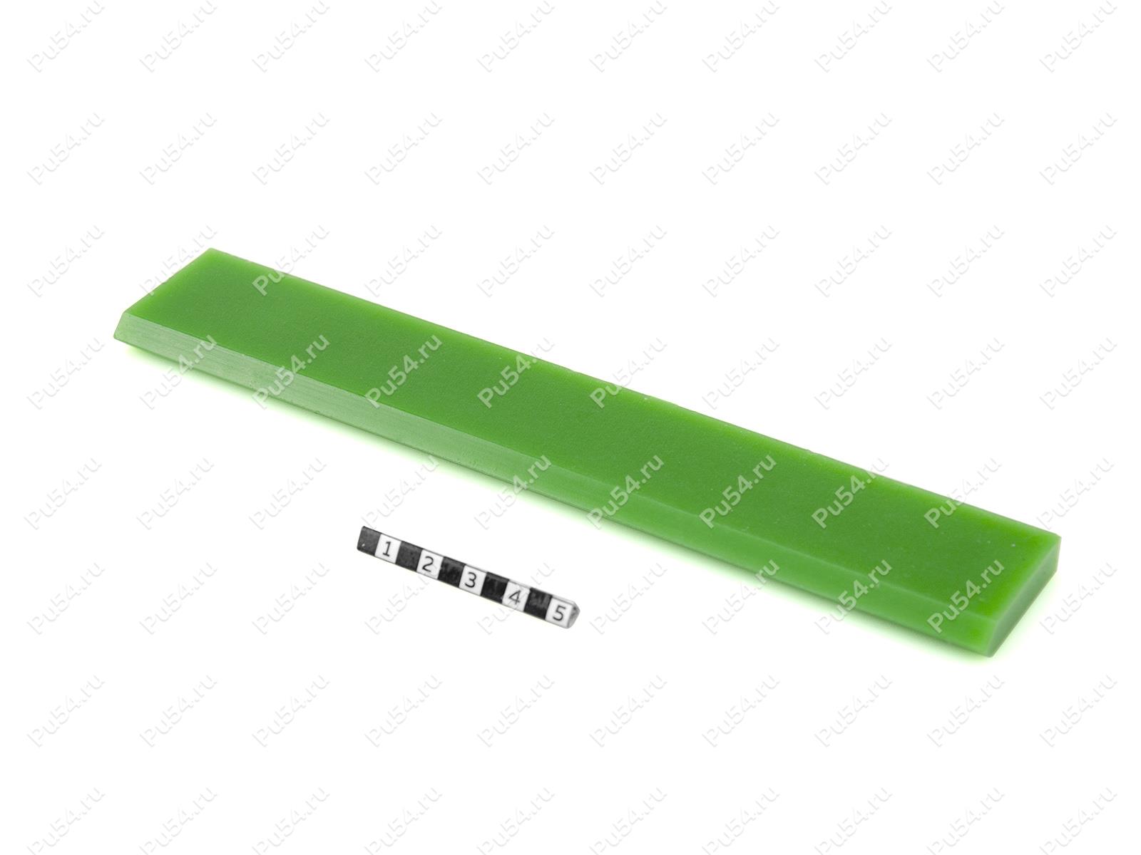 Ракель 9*36,5*210, Código de product 33-01-1277, Poliuretano, PU54/M80/зеленый, Imagen №1