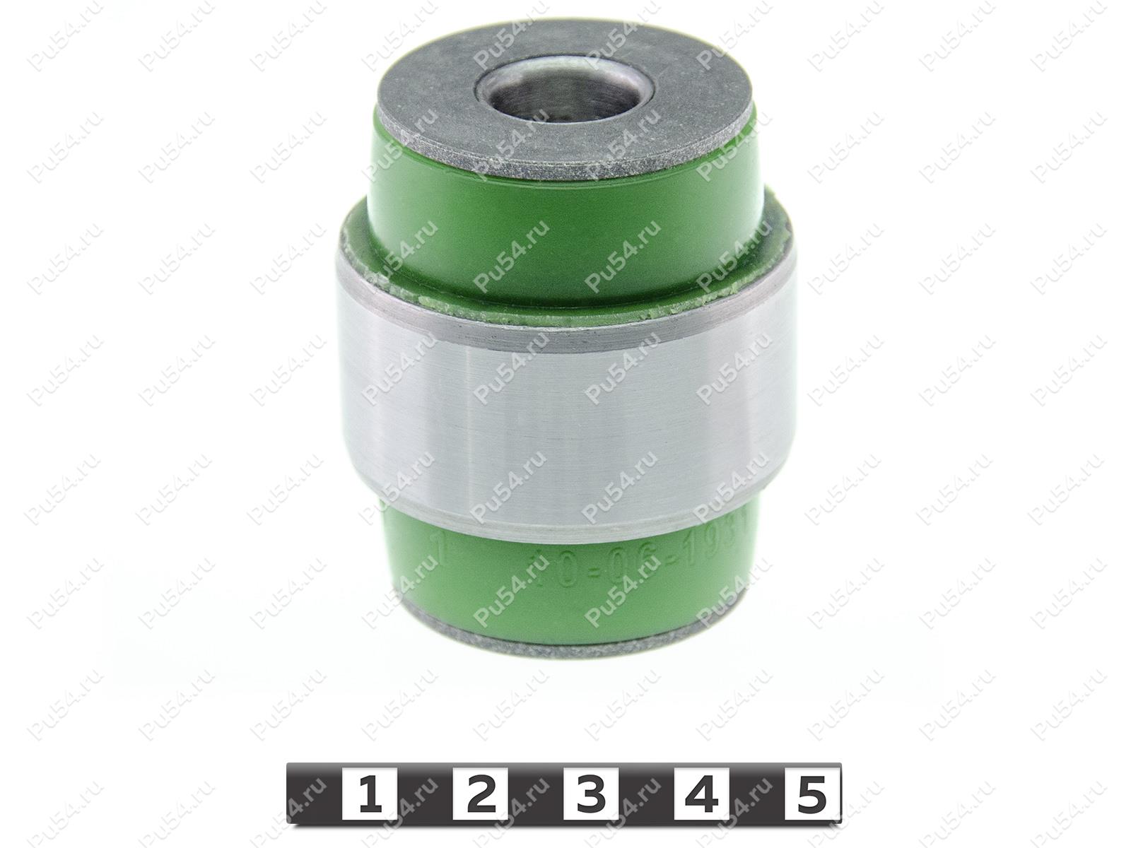 Buje de cubo al brazo superior de la suspensión trasera, presionado, Código de product 10-06-1931, Poliuretano, PU54/M80/verde, Imagen №1