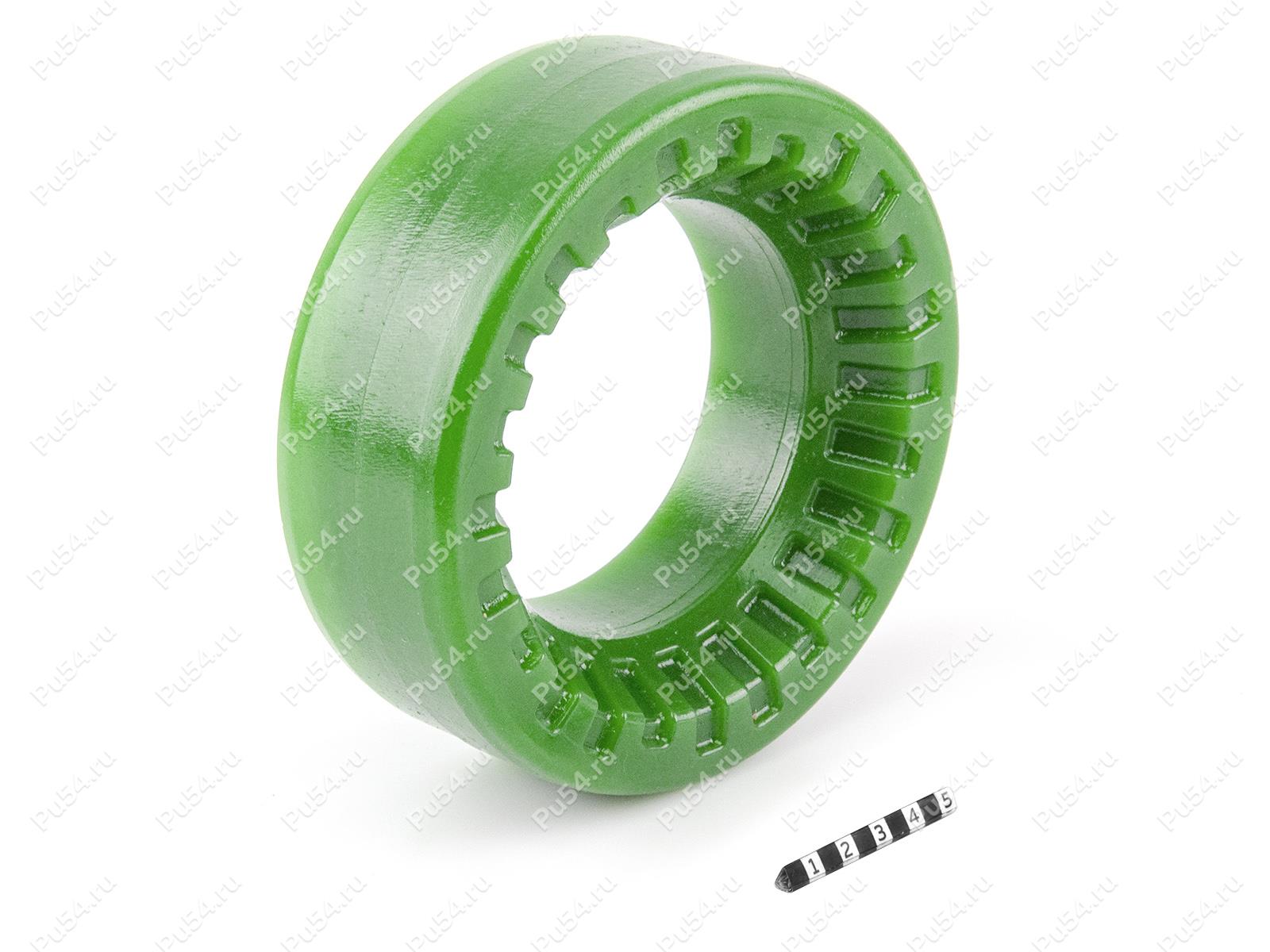 Spring spacer, rear suspension (lift +30 mm), Código de product 40-12-0013, Poliuretano, PW54/K80/светло-зеленый, Imagen №1