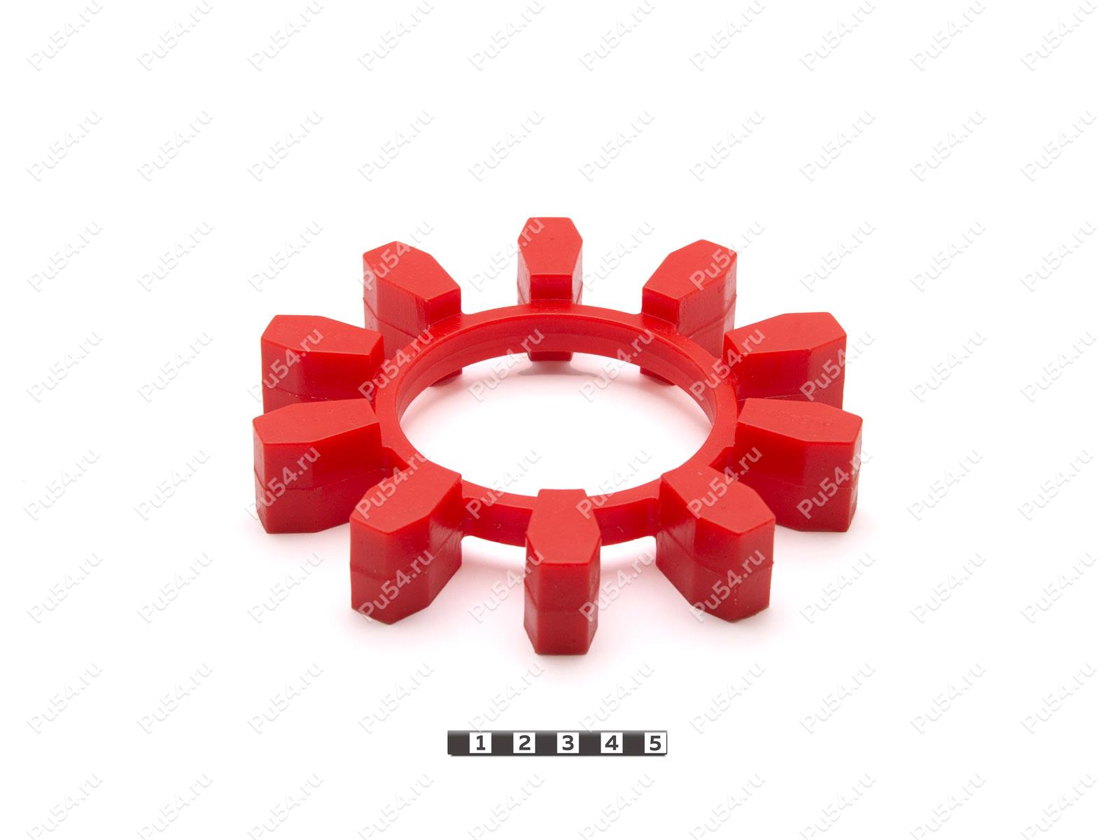 Эластичный элемент муфты N-BIPEX, аналог BIPEX 162, Código de product 33-99-91510, Poliuretano, PU54/M92/красный, Imagen №1