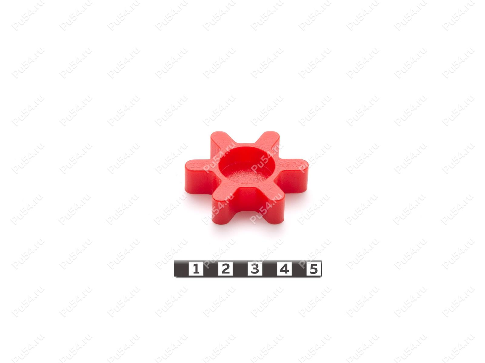 Вставка упругая муфты LOVEJOY L075, аналог полиуретановый, Código de product 33-99-9204, Poliuretano, PU54/M92/красный, Imagen №1