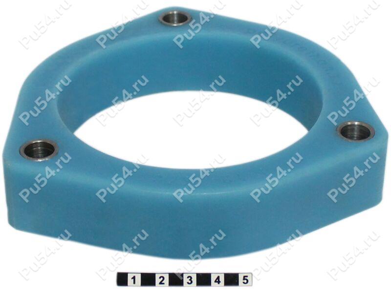Front shock absorber strut spacer, 30 mm, Código de product 1-12-1673, Poliuretano, Полипропилен без втулок серый, Imagen №1