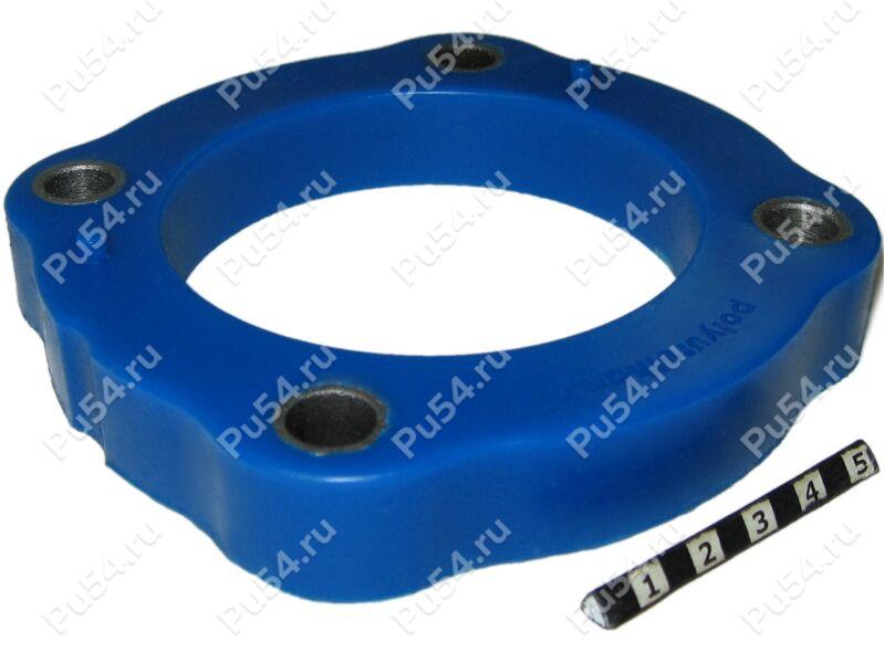 Front shock absorber strut spacer, 20 mm, Código de product 1-12-1702, Poliuretano, Полипропилен со втулками синий, Imagen №1