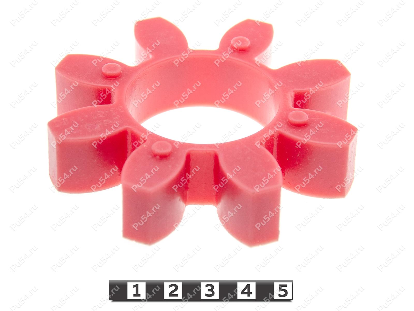 Piñón de acoplamiento elástico 95*46*20 (8 vigas), Código de product 33-01-1150, Poliuretano, PU54/M92/rojo, Imagen №1