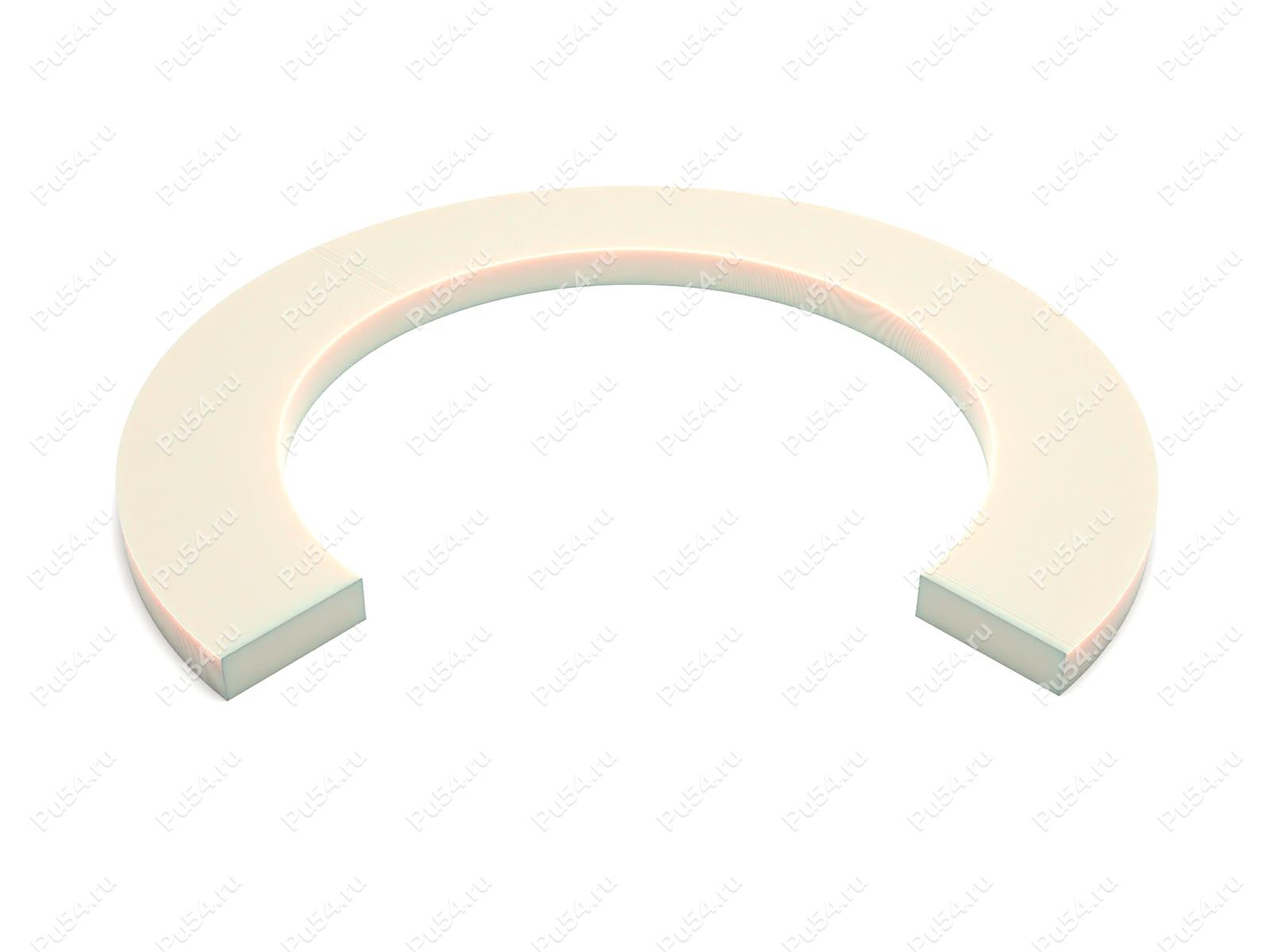 Кольцо опорно-защитное 29x31x1 прямоугольного сечения, Código de product 70-08-511017, Poliuretano, PTFE (тефлон), Imagen №1