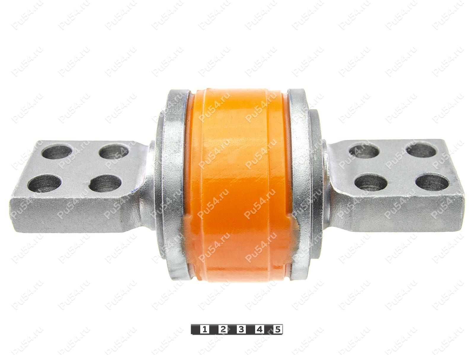 Silent block of V-shaped  arm 110 * 78 (restoration), Código de product 31-06-067, Poliuretano, PU54/M71/naranja, Imagen №1