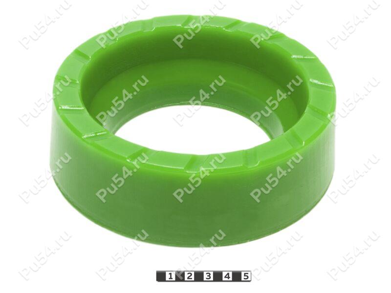 Spring spacer, rear suspension (lift +50 mm), Código de product 1-12-1755, Poliuretano, PU54i/K80/темно-зеленый, Imagen №1