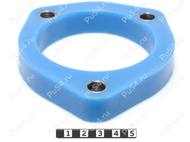 Rear shock absorber strut spacer, 20 mm, Código de product 1-12-1782, Poliuretano, Полипропилен со втулками синий, Imagen №1