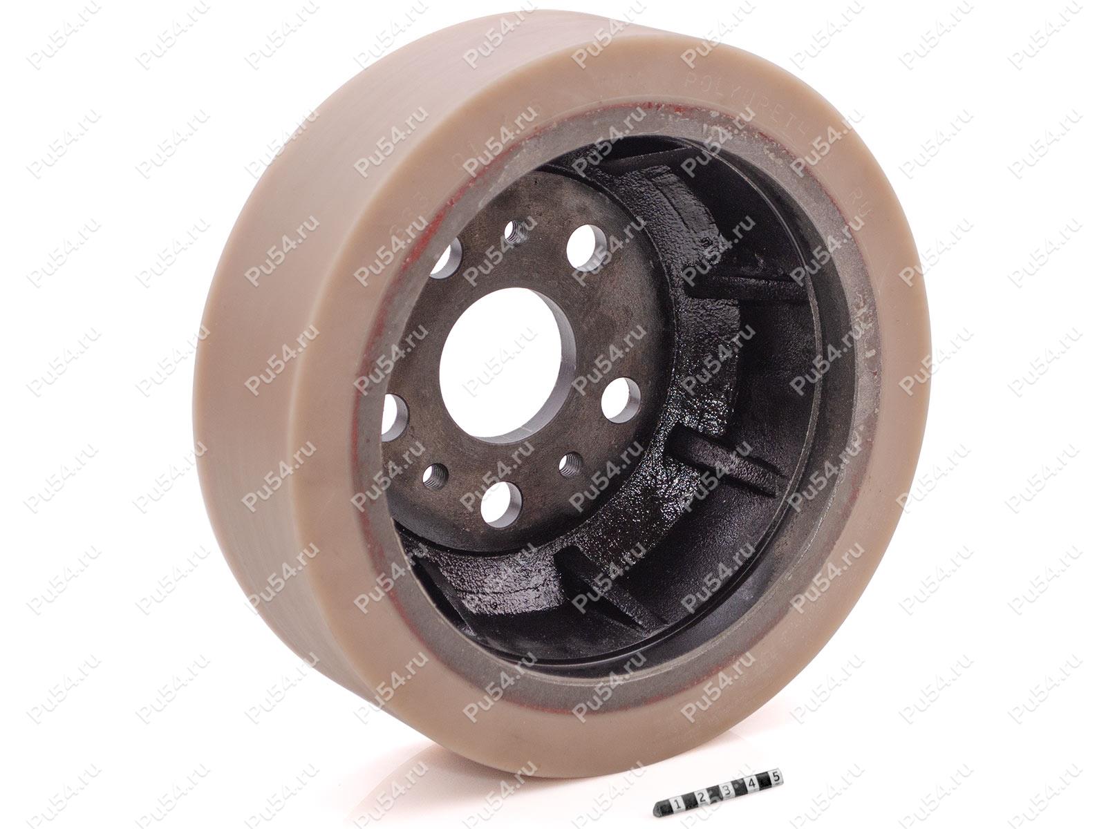 Колесо D 250 x d 210 x H 70 (восстановление), Código de product 333-01-998, Poliuretano, PU54/K92/бежевый, Imagen №1