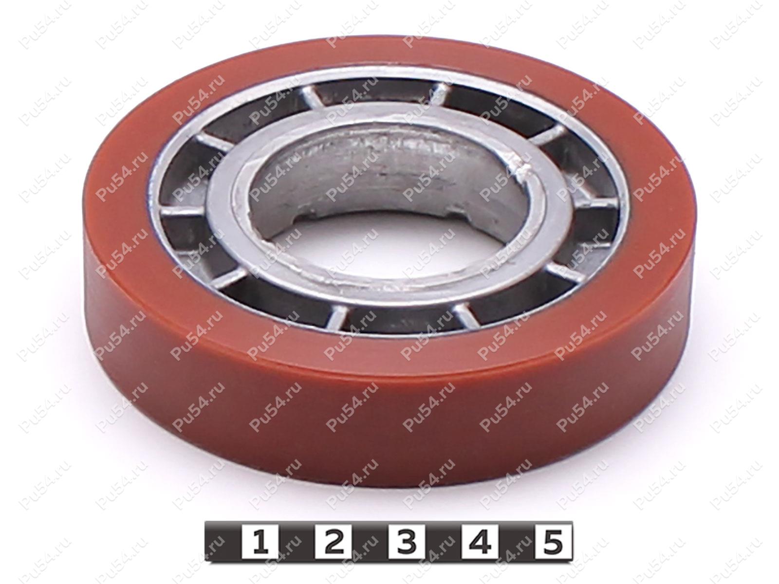 Ролик средний D90 x d74 x H19 (восстановление), Código de product 333-01-1169, Poliuretano, PU54Q/E92/коричневый, Imagen №1
