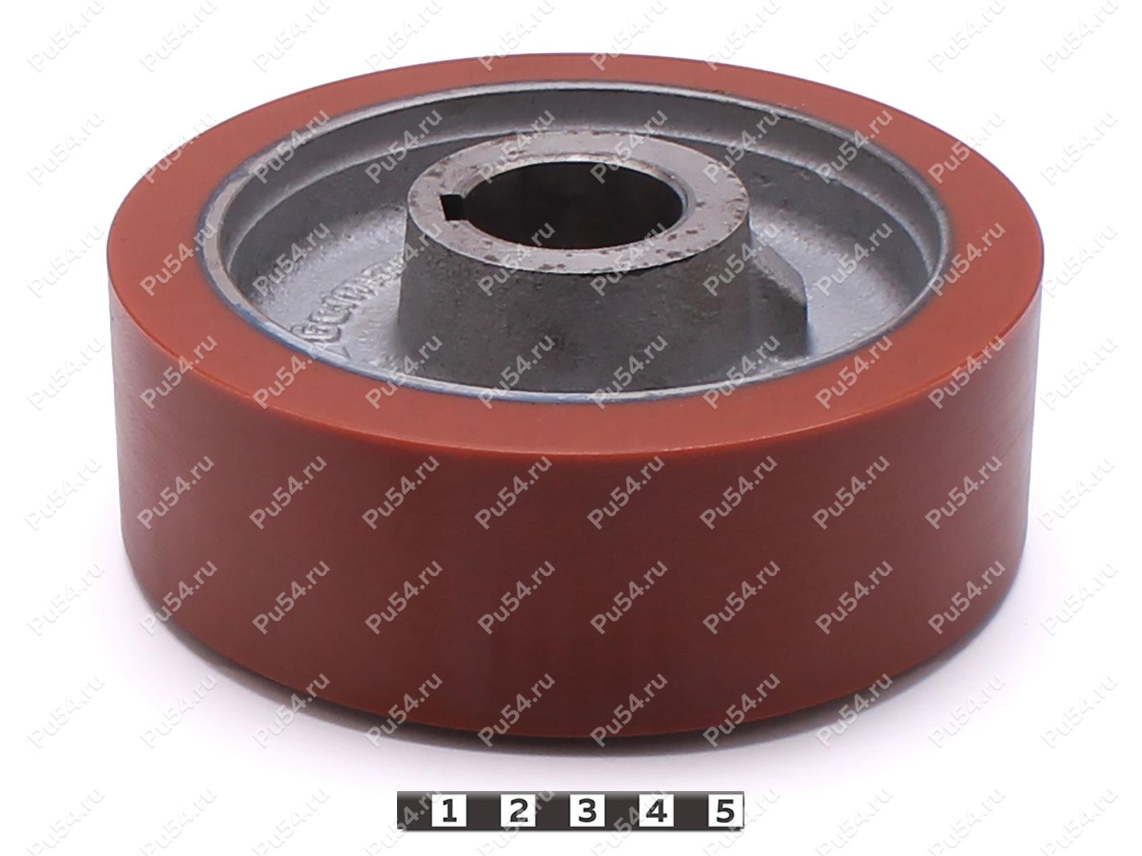 Ролик большой D150 x d125 x H49 (восстановление), Código de product 333-01-1170, Poliuretano, PU54Q/E92/коричневый, Imagen №1