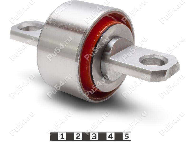 Trailing arm silent block, rear suspension (sectional), Código de product 4-26-337, Poliuretano, PU54/M71/naranja, Imagen №1
