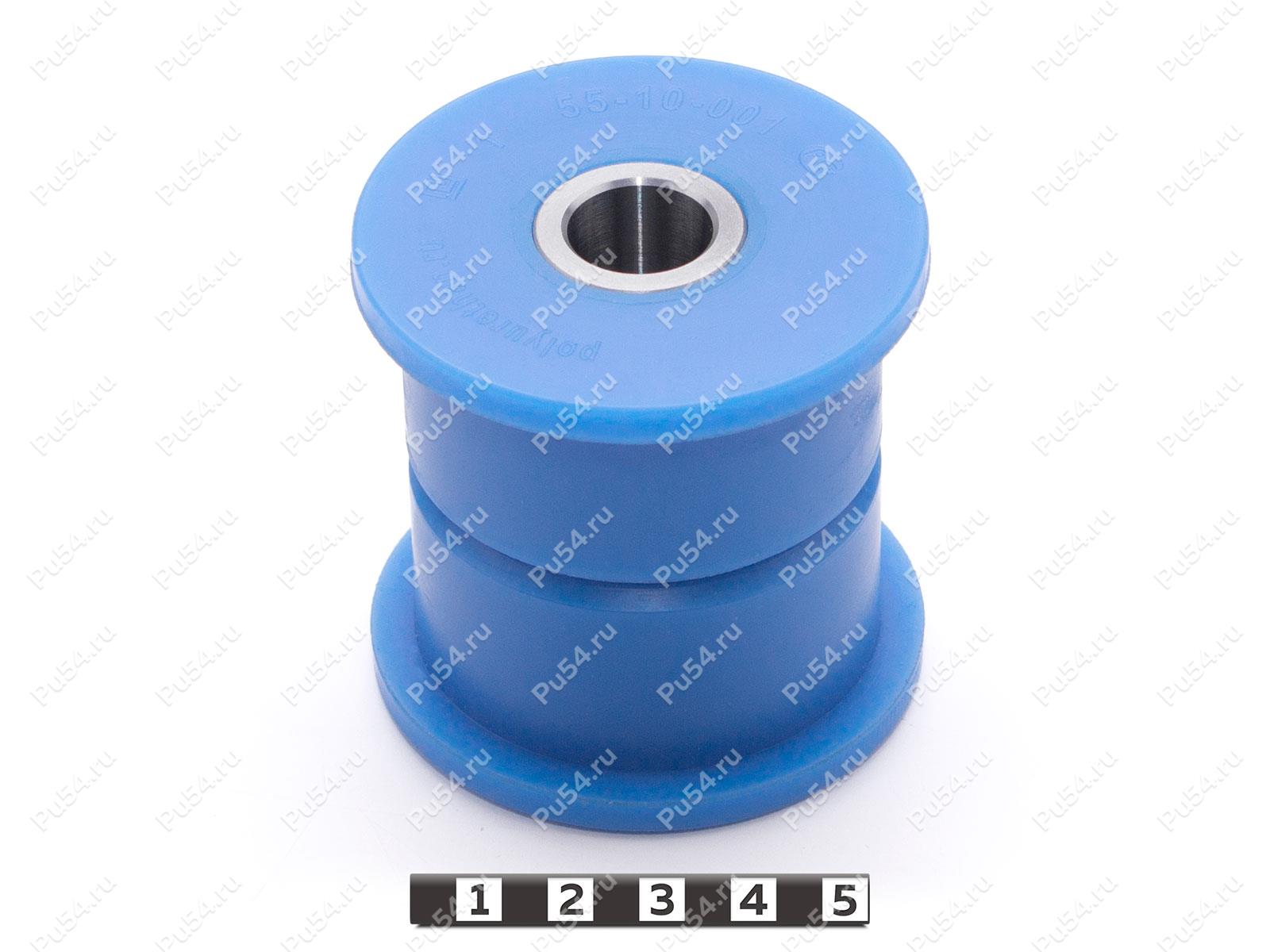 Сайлентблок, Código de product 55-20-001, Poliuretano, PU54/M72/оранжевый, Imagen №1
