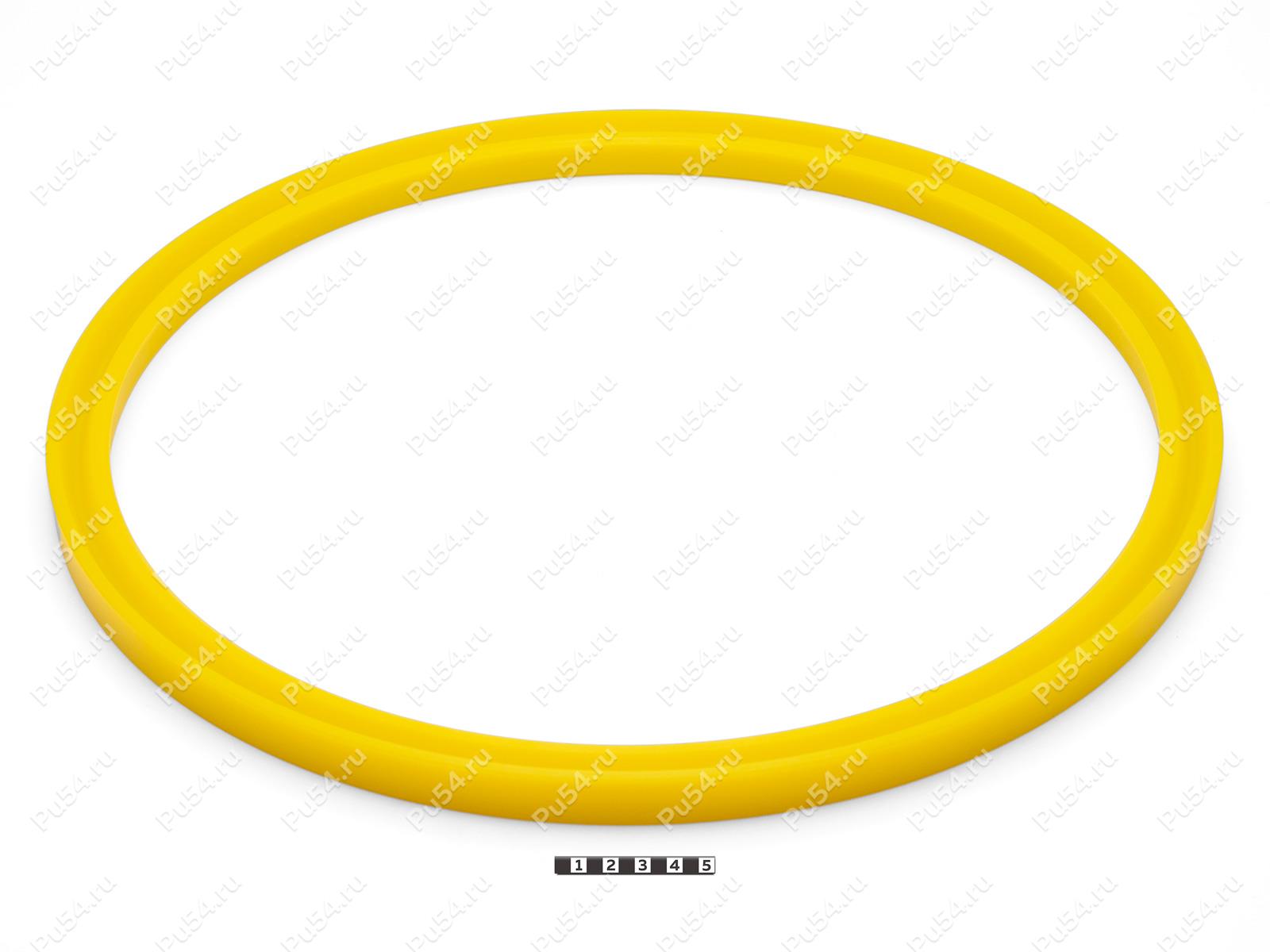 Уплотнение штока 380x420x19.5, Código de product 33-78-240, Poliuretano, PU54/M92/красный, Imagen №1