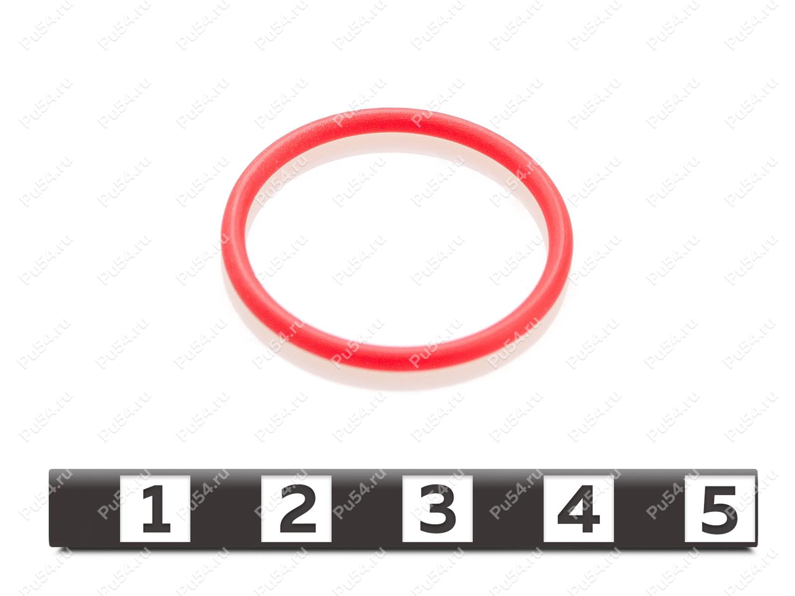 Уплотнение быстроразъемного соединения (БРС) FFH08 F аналог KO KASTAS, Código de product 78-00-232, Poliuretano, PU54/M92/красный, Imagen №1