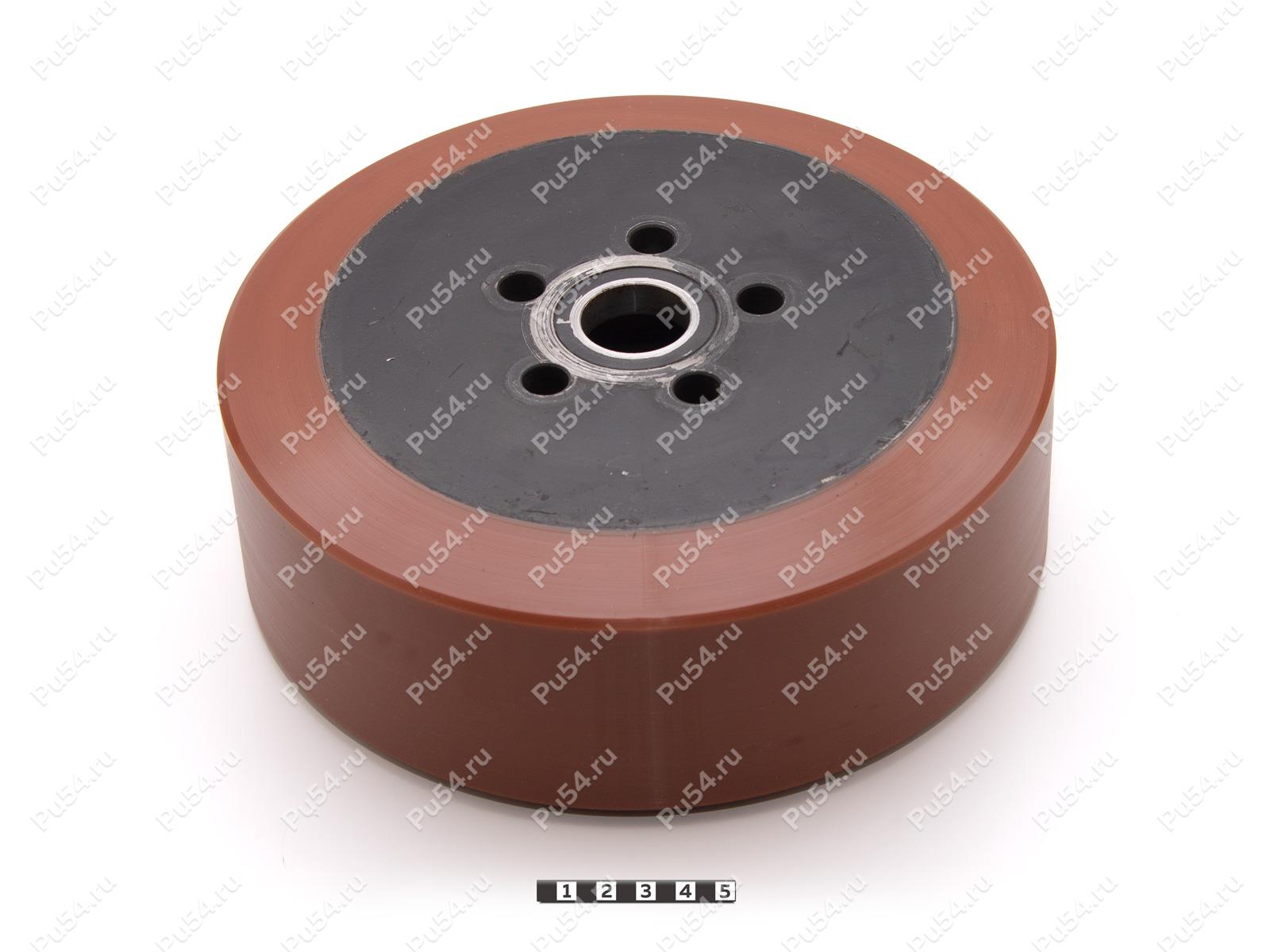 Колесо D 230 х d 185 х H 82 мм (восстановление), Código de product 333-01-1124, Poliuretano, PU54Q/E92/коричневый, Imagen №1