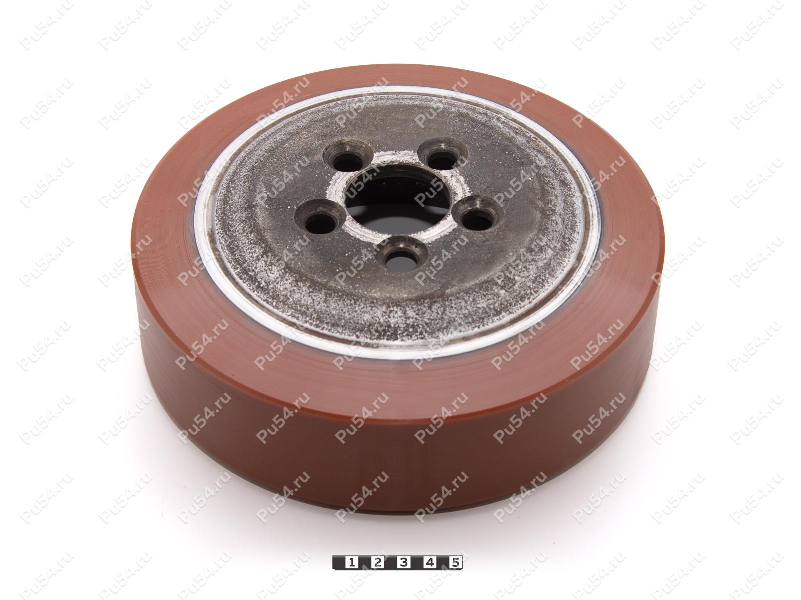 Колесо D 230 x d 178 x H 70 мм (восстановление), Código de product 333-01-1125, Poliuretano, PU54Q/E92/коричневый, Imagen №1
