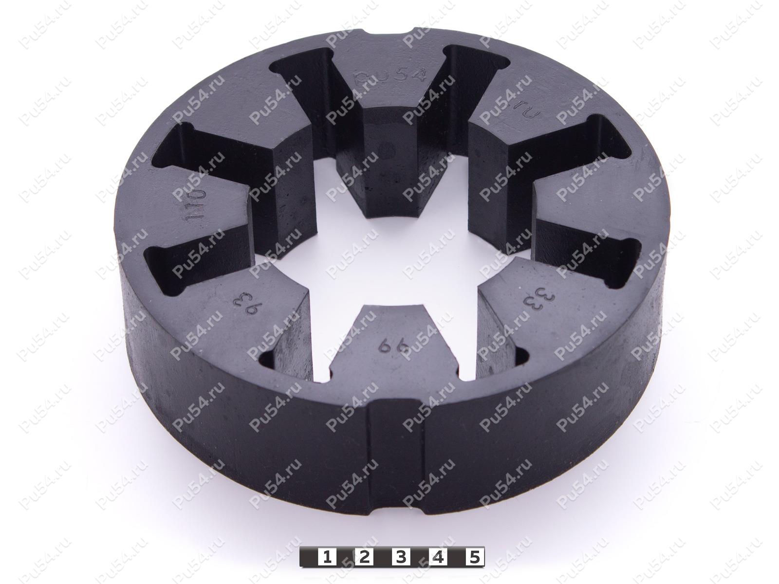 Эластичный элемент муфты REXNORD WRAPFLEX 40R, аналог, Código de product 33-99-93110, Poliuretano, PU54/E98/черный, Imagen №1