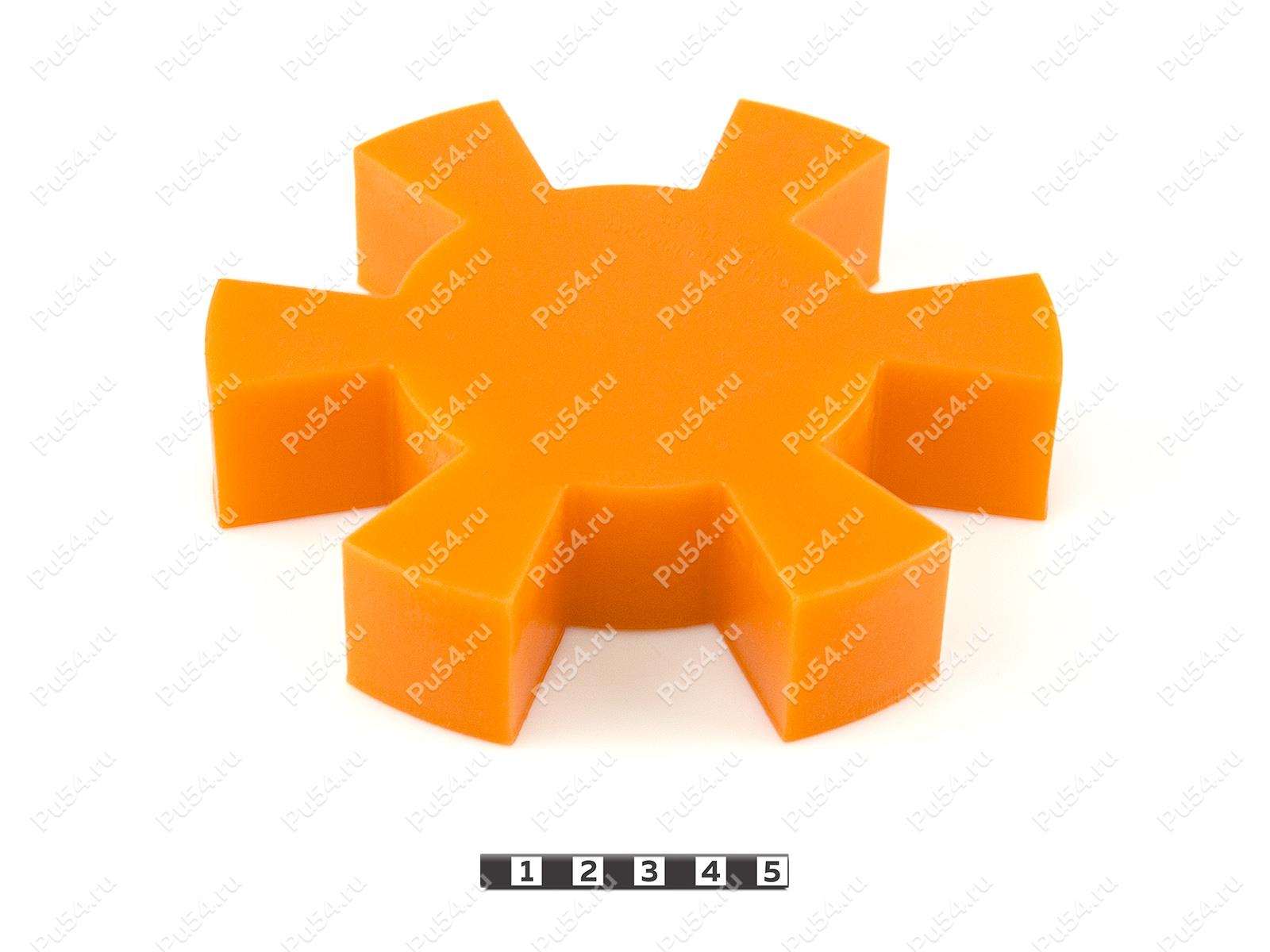 Piñón de acoplamiento elástico 155*90*33, Código de product 33-01-970, Poliuretano, PU54i/K72/темно-оранжевый, Imagen №1