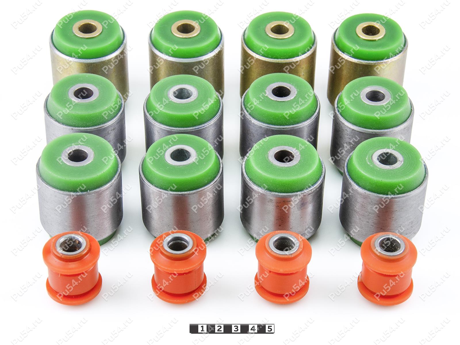 Conjunto de bloques silenciosos SUZUKI Jimny, Código de product 9-21-001, Poliuretano, Imagen №1