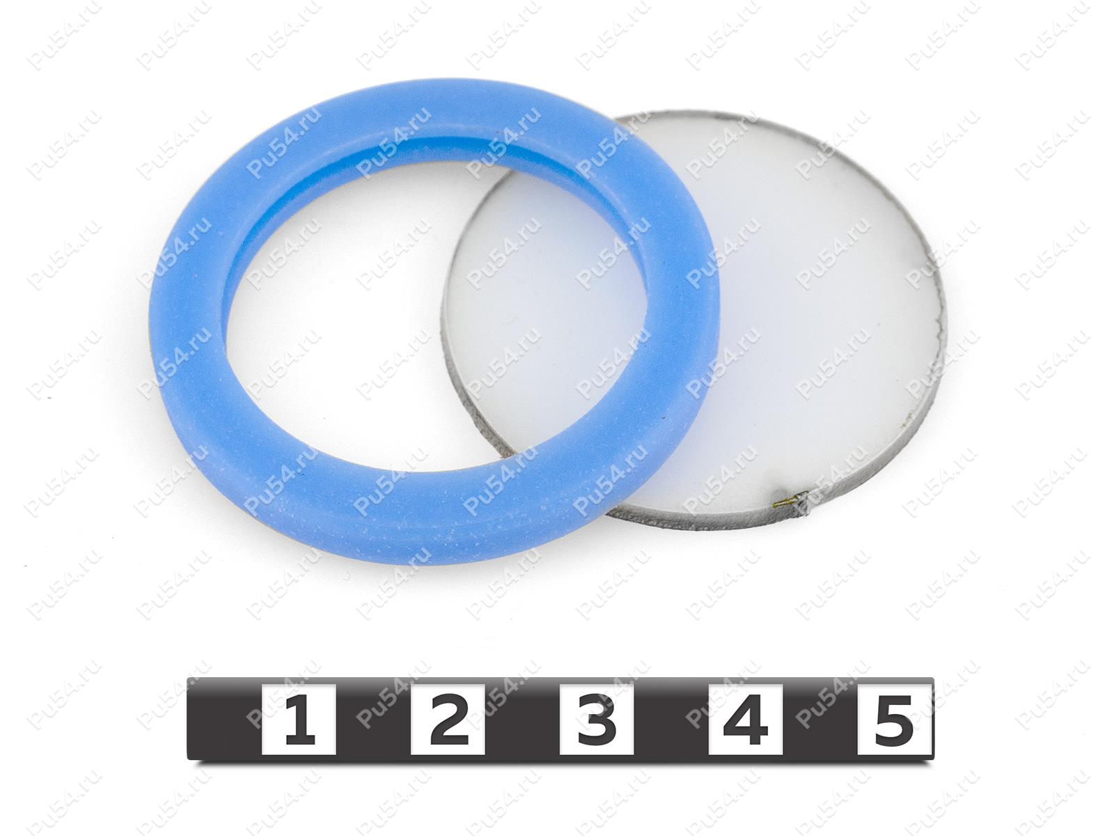 Gas can spout gasket Ekstrim OD=48mm (with plastic), Código de product 33-20-4081, Poliuretano, красный, Imagen №1