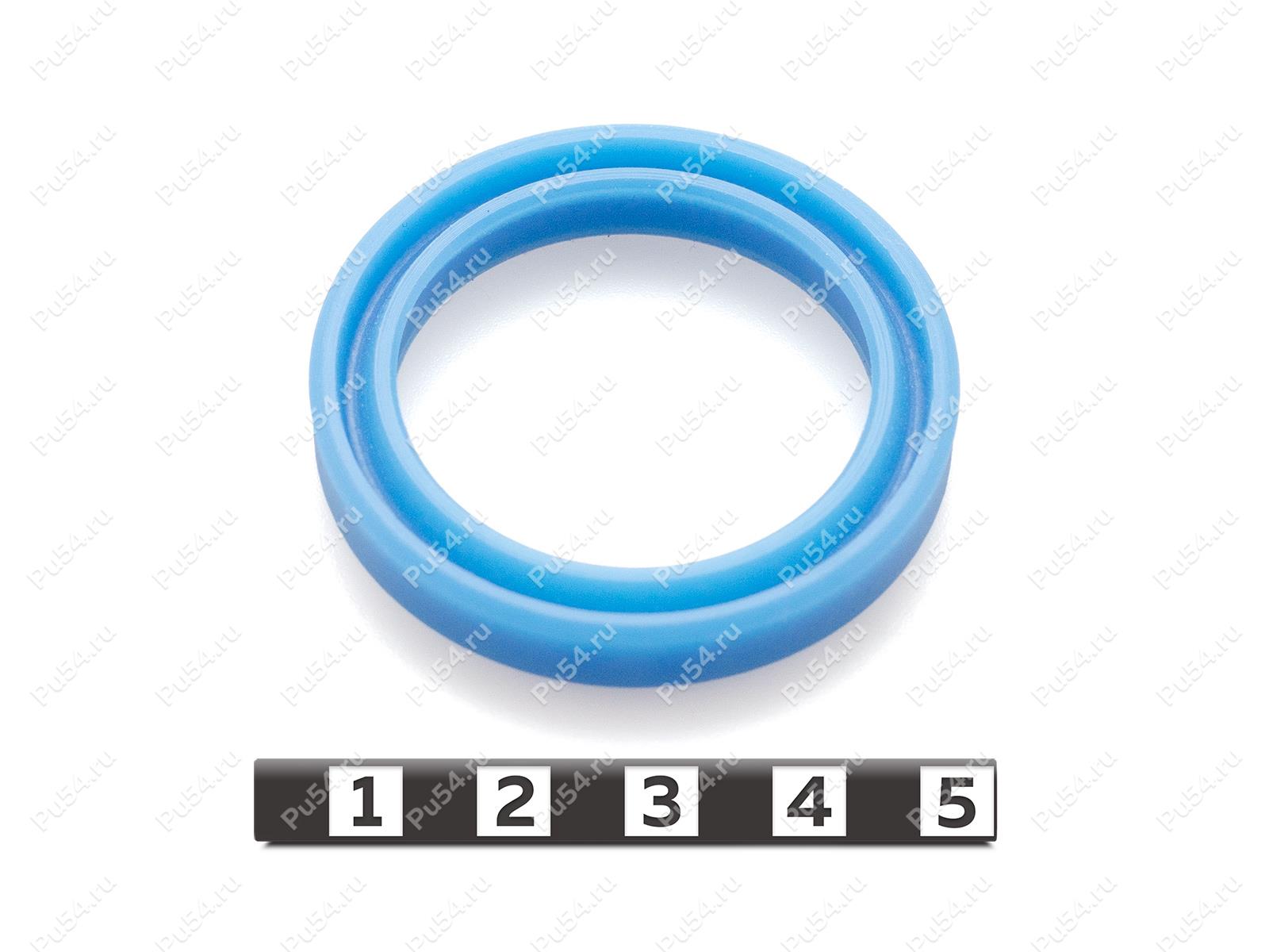 Манжета штока 35x45x7/L=8, аналог KASTAS K38-035/4, Código de product 70-00-7354, Poliuretano, PU54/M87/синий, Imagen №1