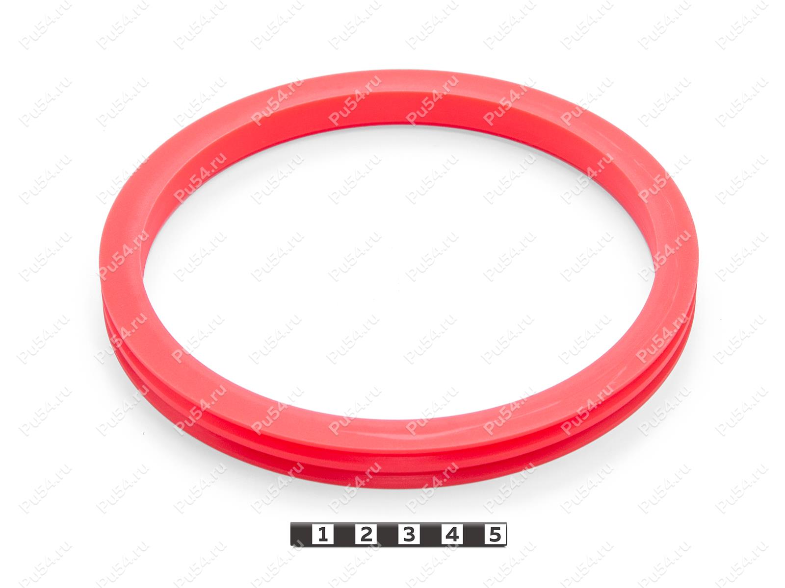 Кольцо 5-040№362Н.05.00.00.010 148*128*13, Código de product 33-78-463, Poliuretano, PU54/M92/красный, Imagen №1