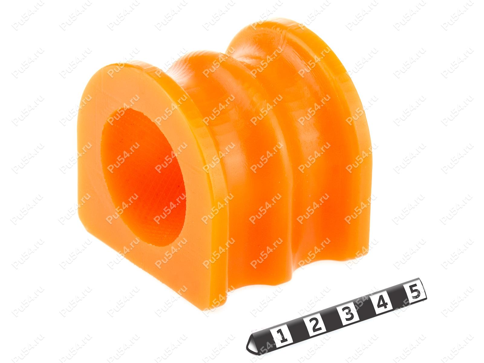 Stabilizer bushing, front suspension, D =35.5 mm, Código de product 2-01-358, Poliuretano, PU54/M72/оранжевый, Imagen №1