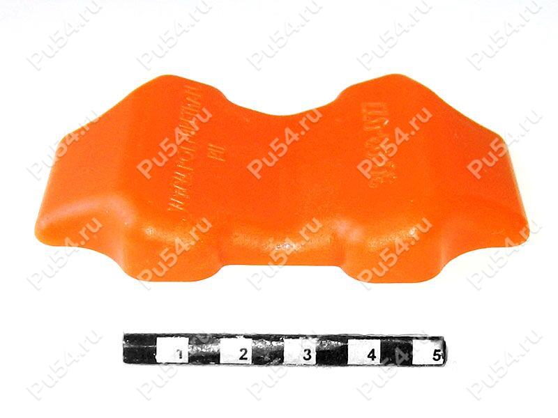 Amortiguador de pivote central de motos de nieve Buran, Código de product 50-03-027, Poliuretano, PU54/M71/naranja, Imagen №1