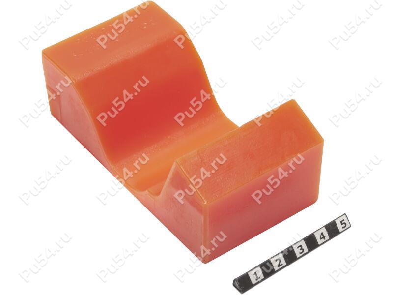 Amortiguador (búfer) de esquí (talón) YAMAHA RS VECTOR, RS VENTURE, APEX, Código de product 50-03-046, Poliuretano, PU54i/K72/темно-оранжевый, Imagen №1