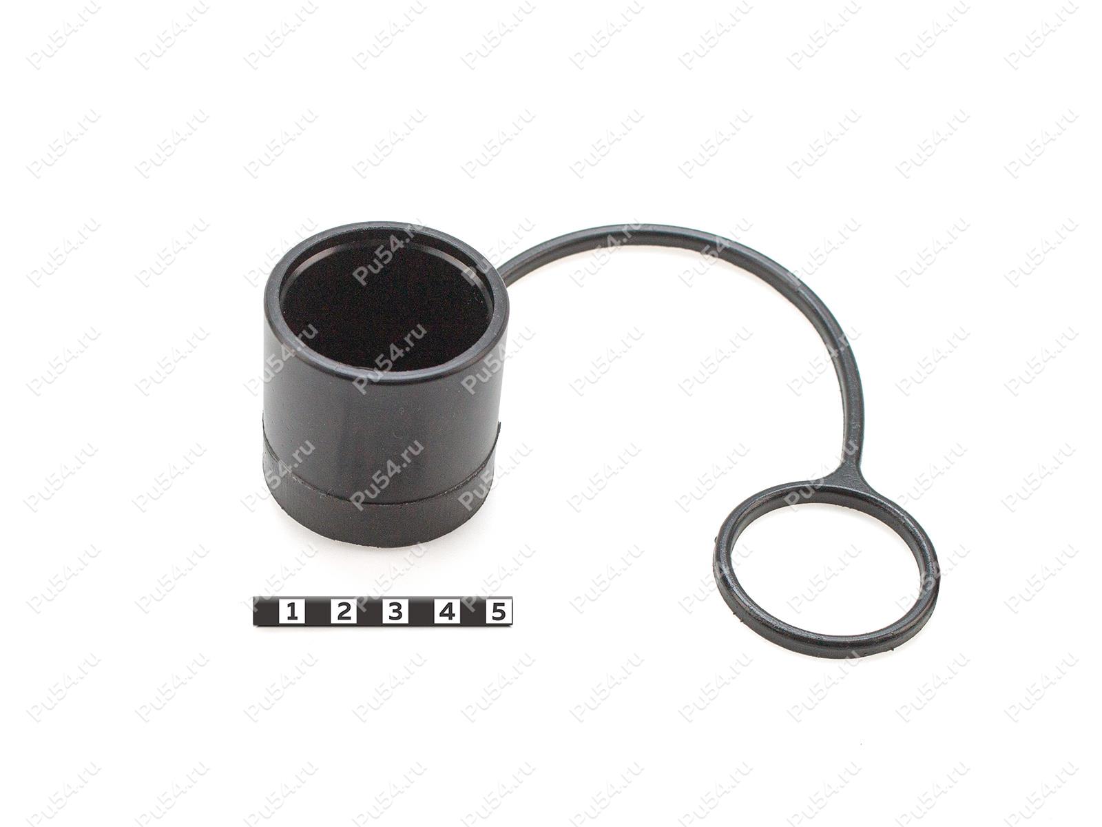 Заглушка БРС D1 42 х D2 38 х H1 38 х L 180, Código de product 0-00-983, Poliuretano, PU54/M80/черный, Imagen №1