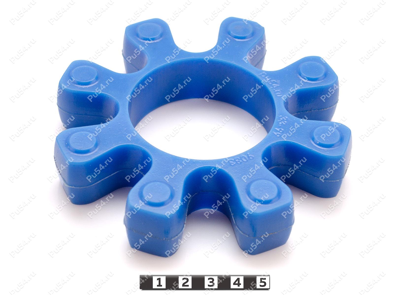 Inserto de acoplamiento elástico 130*64*27, Código de product 33-99-9083, Poliuretano, PU54/M87/синий, Imagen №1