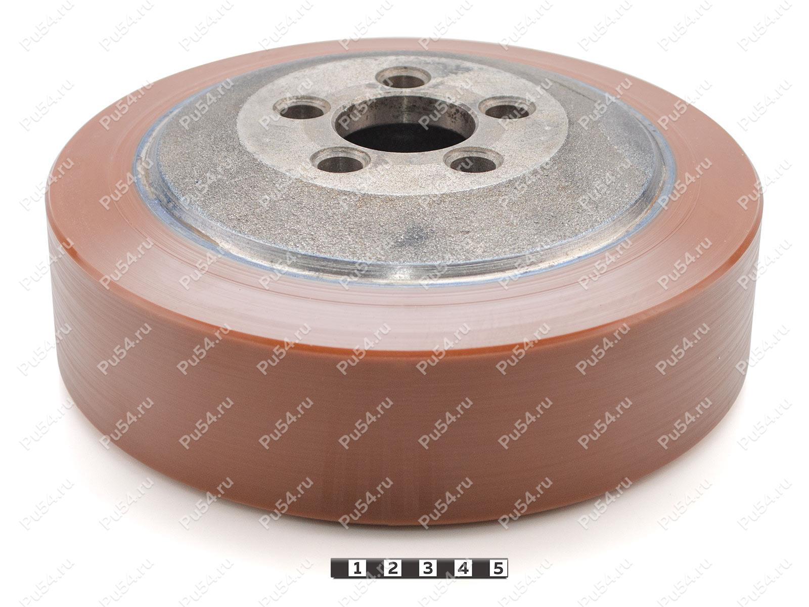 Колесо D 230 х d 180 х H 65 (восстановление), Código de product 333-01-1054, Poliuretano, PU54/E90/коричневый, Imagen №1