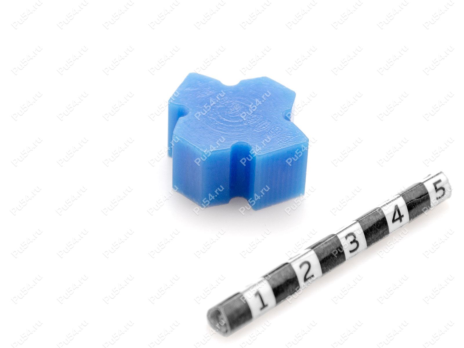 Эластичный элемент муфты N-EUPEX DS, типоразмер 103, Código de product 33-99-9094, Poliuretano, PU54/M87/синий, Imagen №1