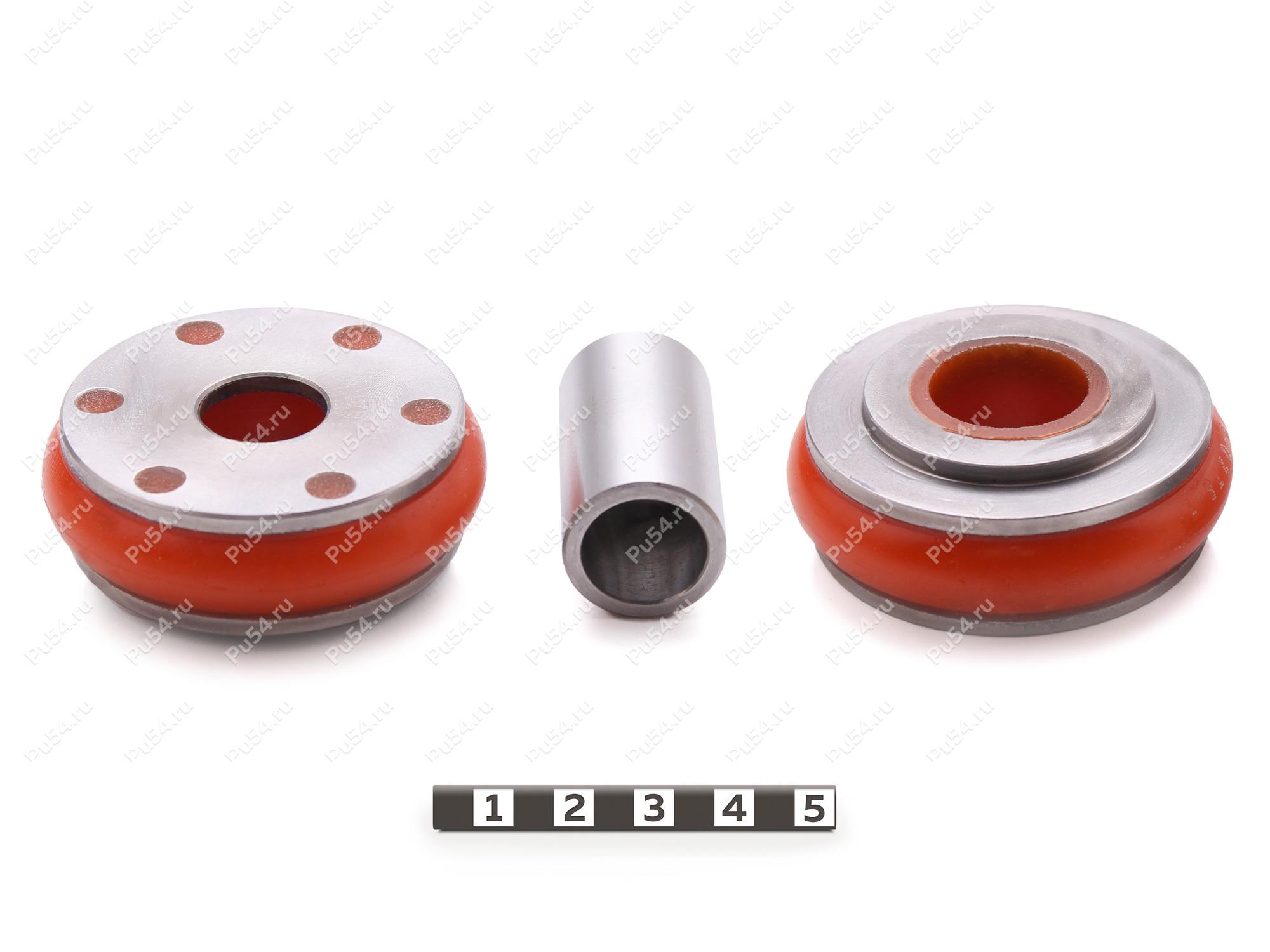 Подушка двигателя кран КАТО, Código de product 33-20-0278, Poliuretano, PU54/M72/оранжевый, Imagen №1