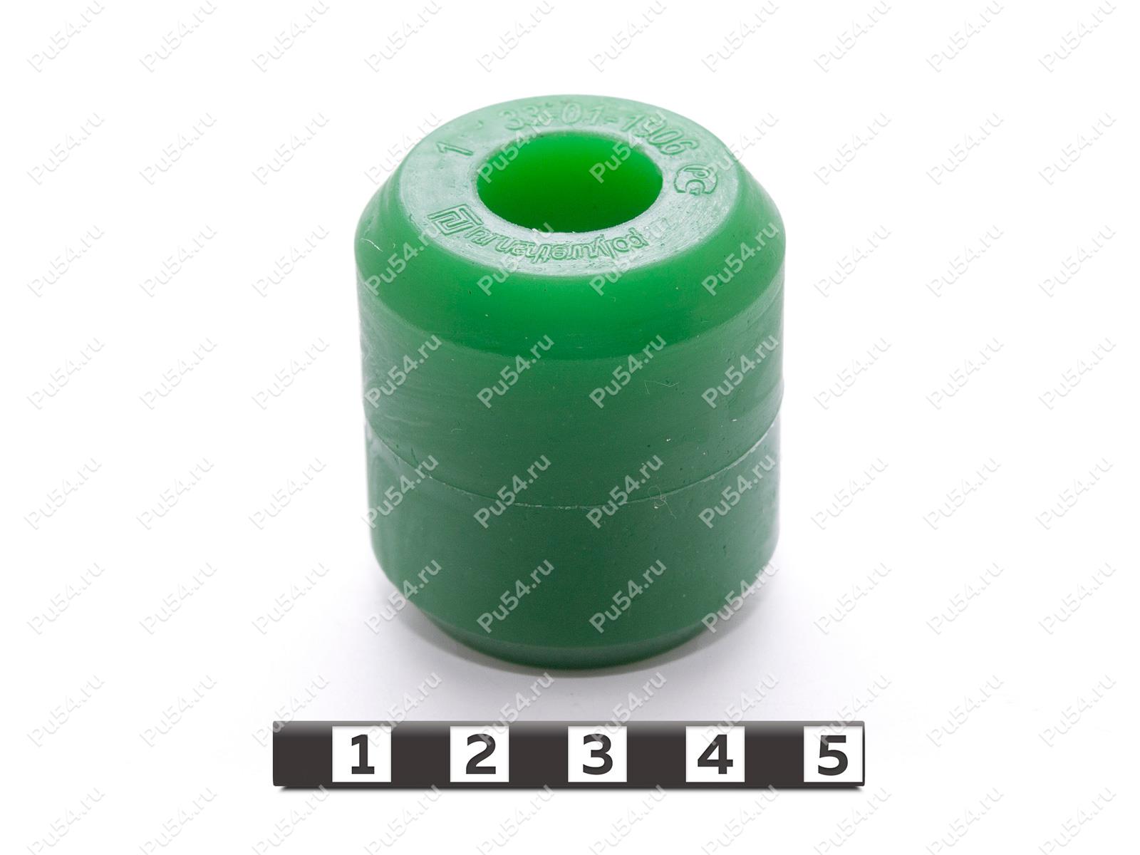 Вставка упругой муфты D1-16мм D2-38мм H1-42мм, Código de product 33-01-1906, Poliuretano, PU54/M80/зеленый, Imagen №1