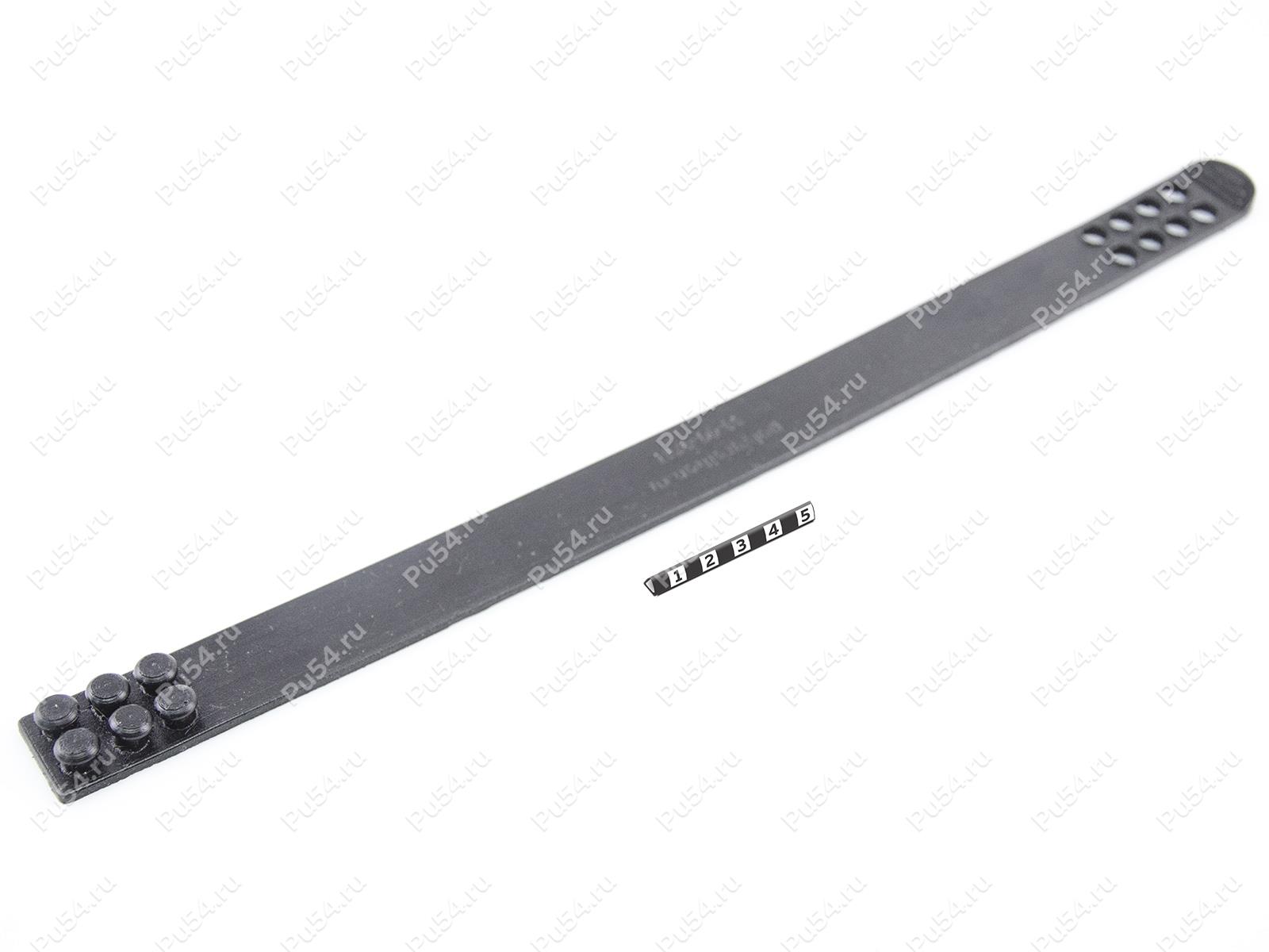 Fixing strap (elongated), Código de product 33-00-0741, Poliuretano, PU54/M71/negro, Imagen №1