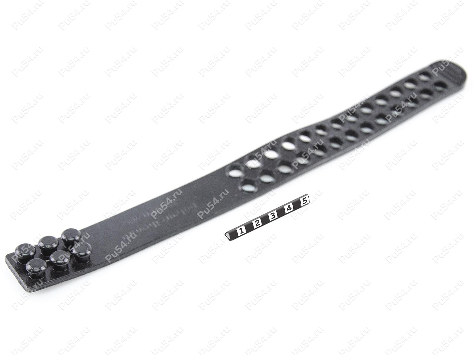 Fixing strap, Código de product 33-00-0743, Poliuretano, PU54/M71/negro, Imagen №1